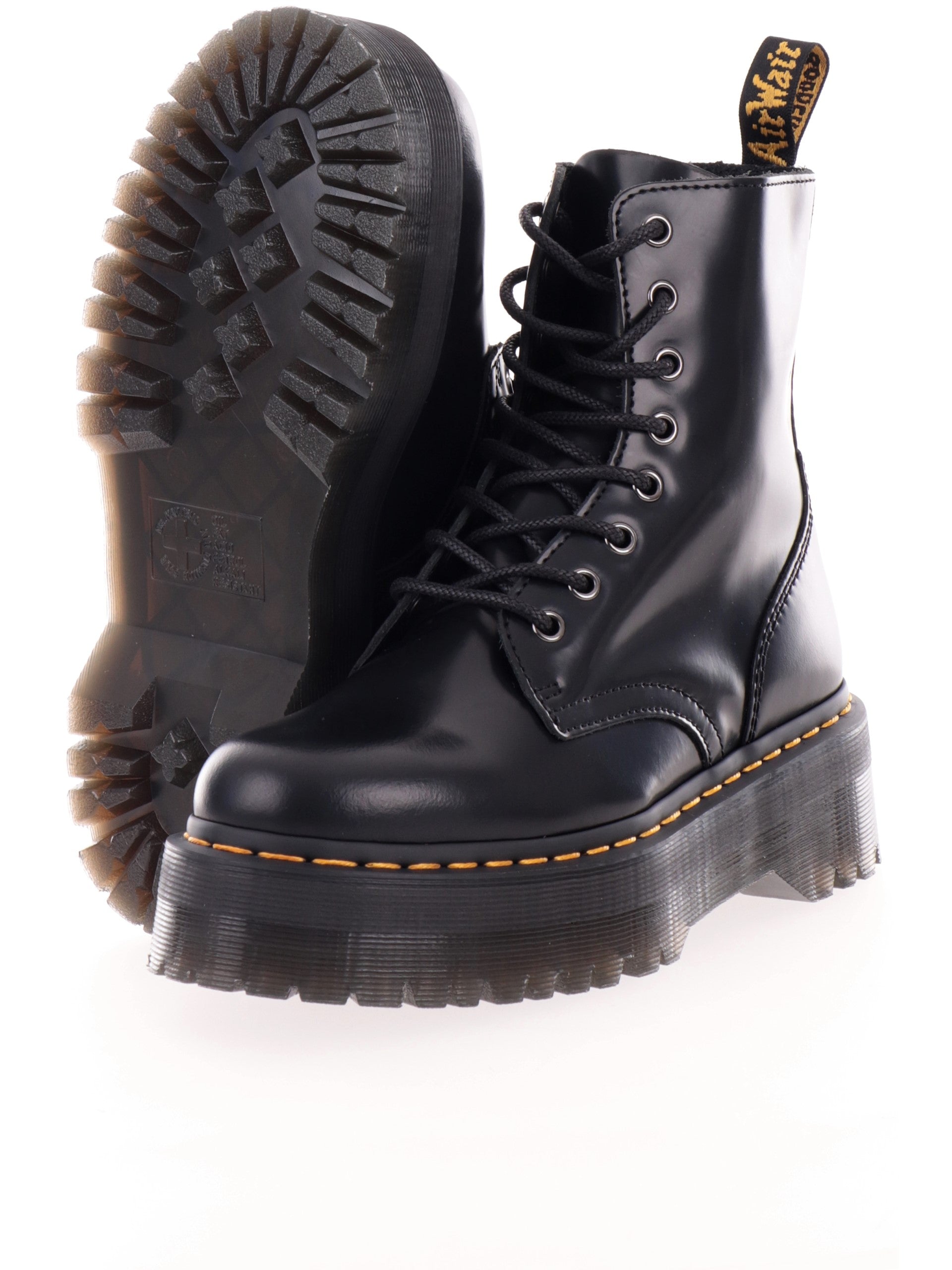 Dottor martens platform nere on sale