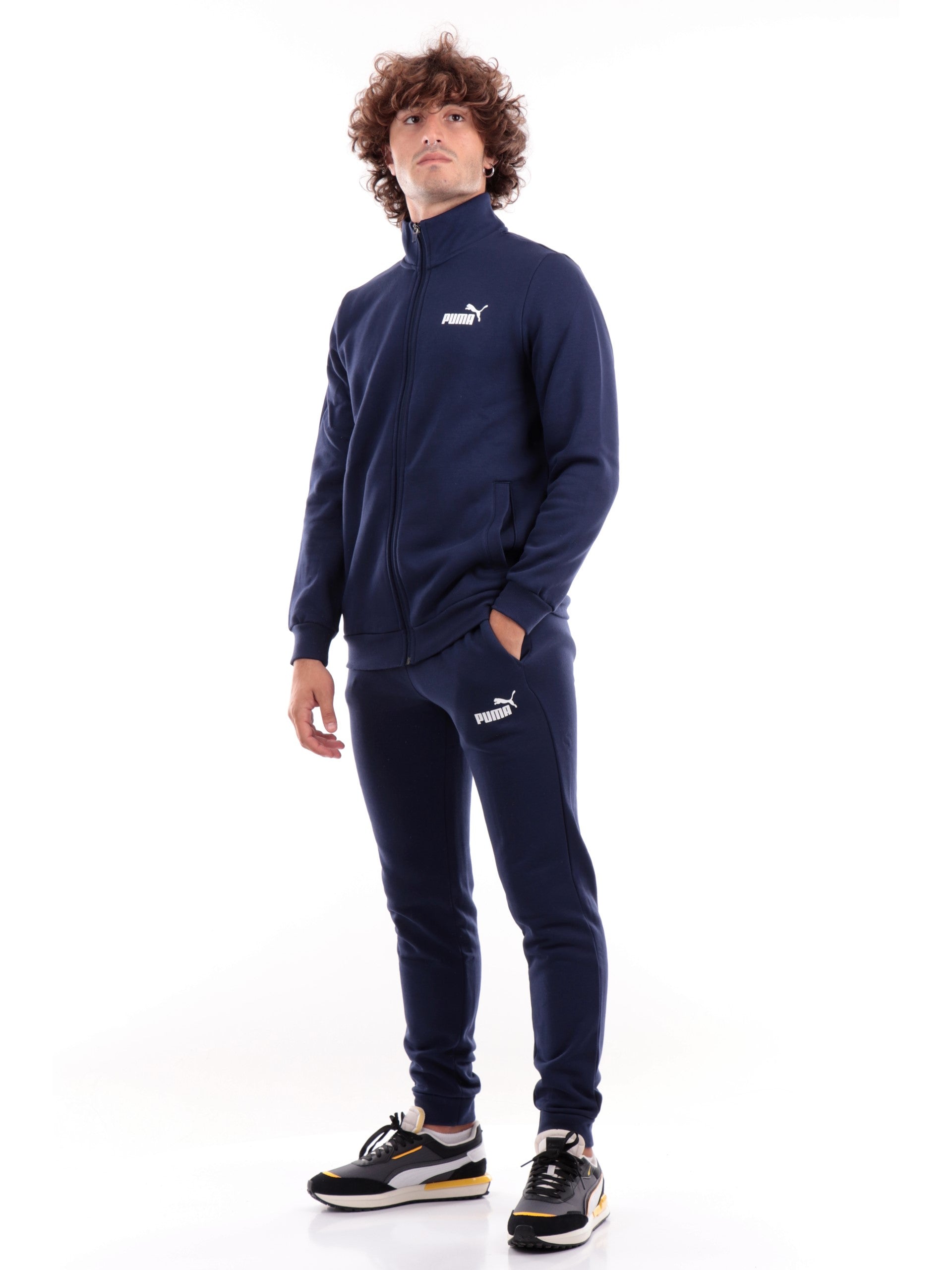 Puma blue tracksuit for men Clean Sweat 585841 Sir126