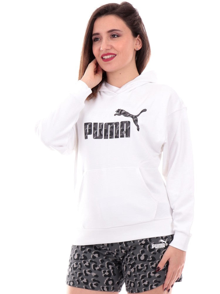 Felpa puma fashion bianche