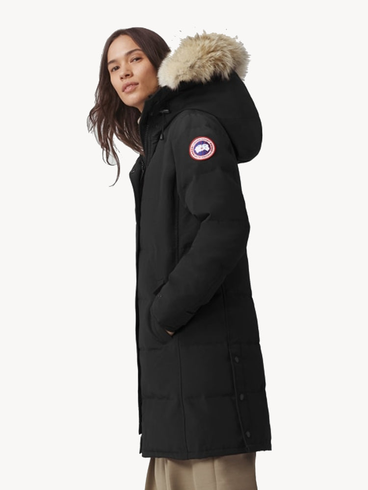 Canada Goose women s black Shelburne Parka jacket 3802L