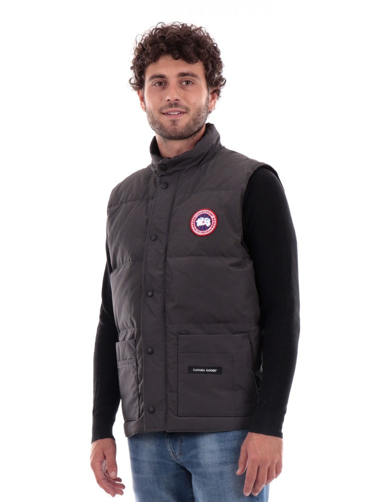 Canada Goose gray men's vest Freestyle Crew 4154M