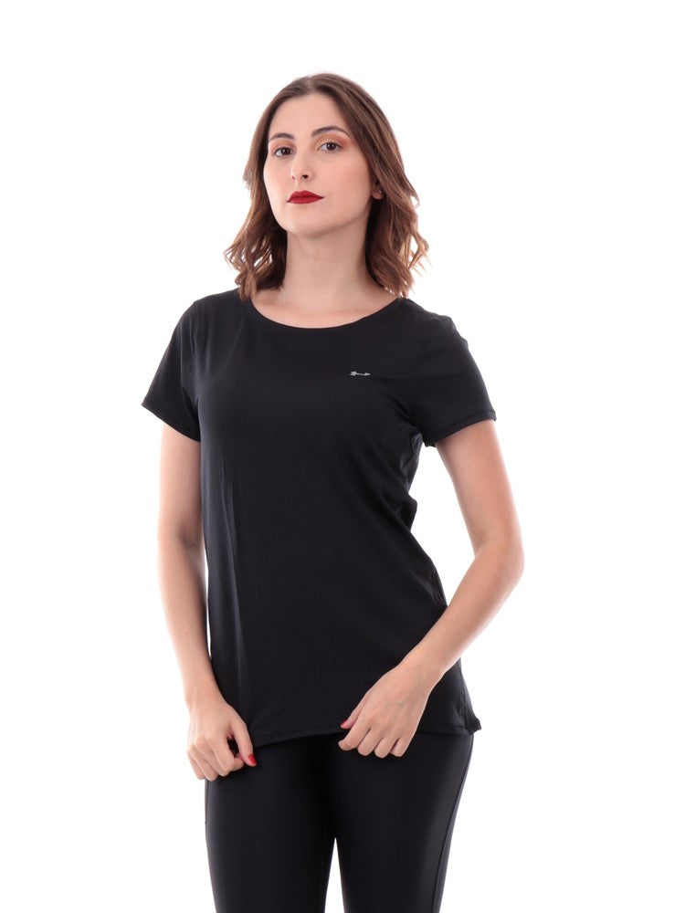 T shirt under armour nera donna online