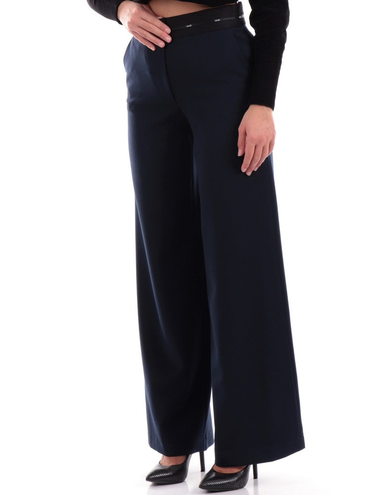 Liu Jo blue women s trousers Moda Twill MF3288T42249