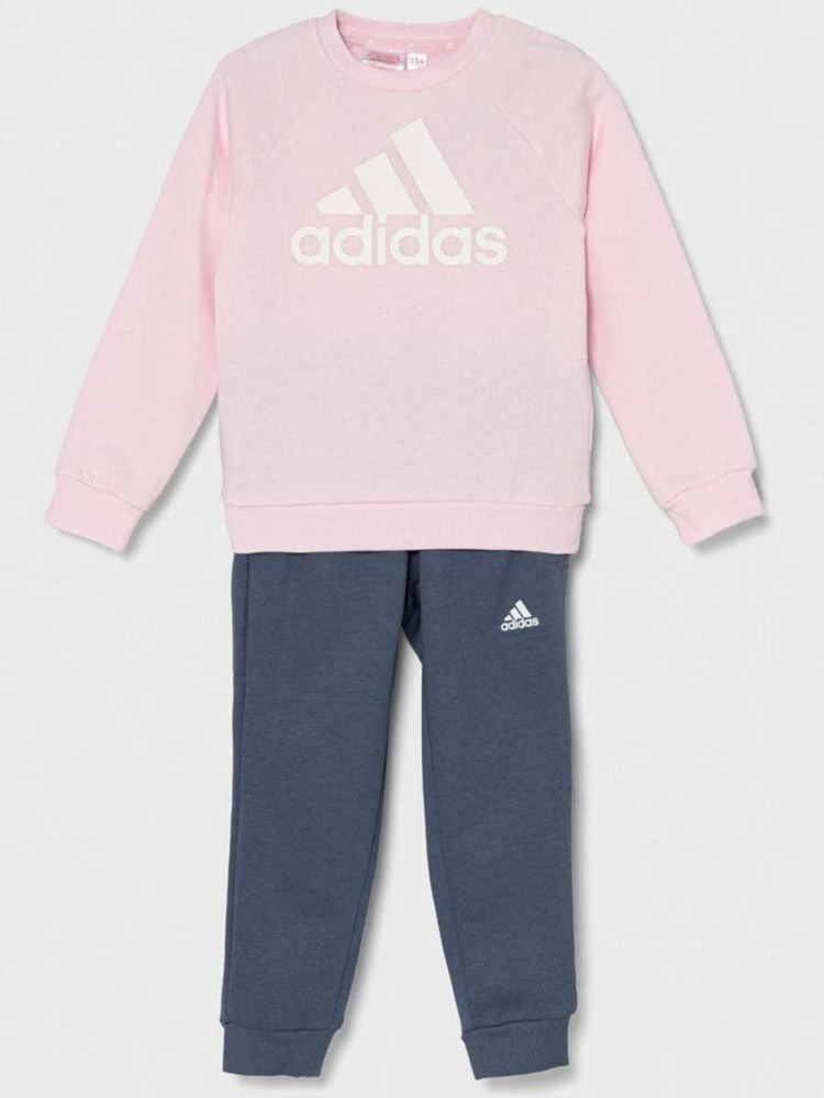 Tuta Adidas rosa e blu da bambina IS24