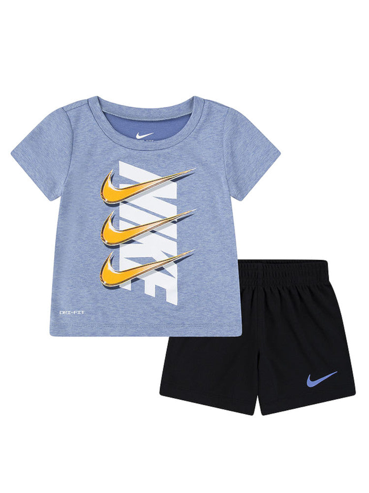 Tuta Nike celeste e nera da bambino Dropset 86K445 Sir126