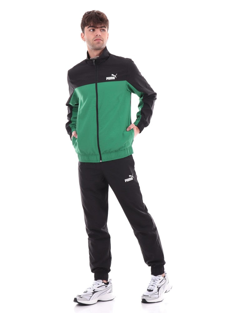 Black and green puma tracksuit online