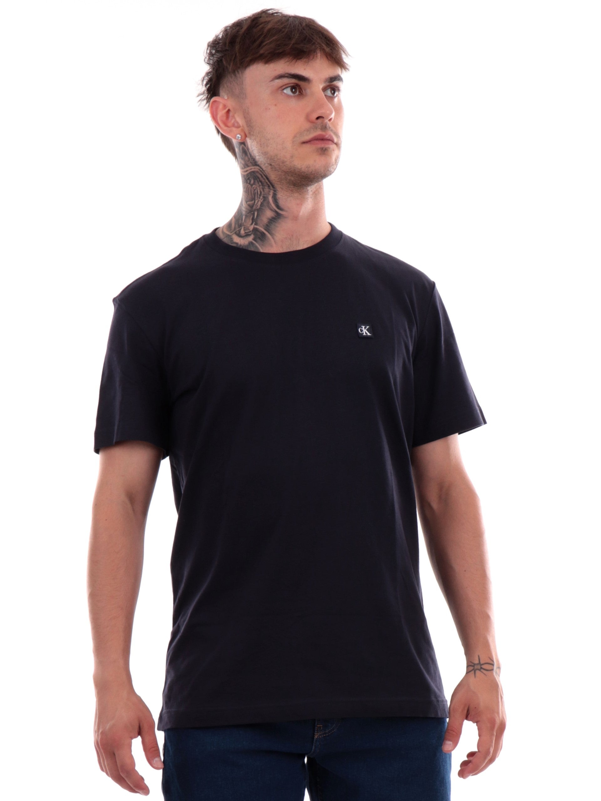 Tee shirt calvin klein bleu shops