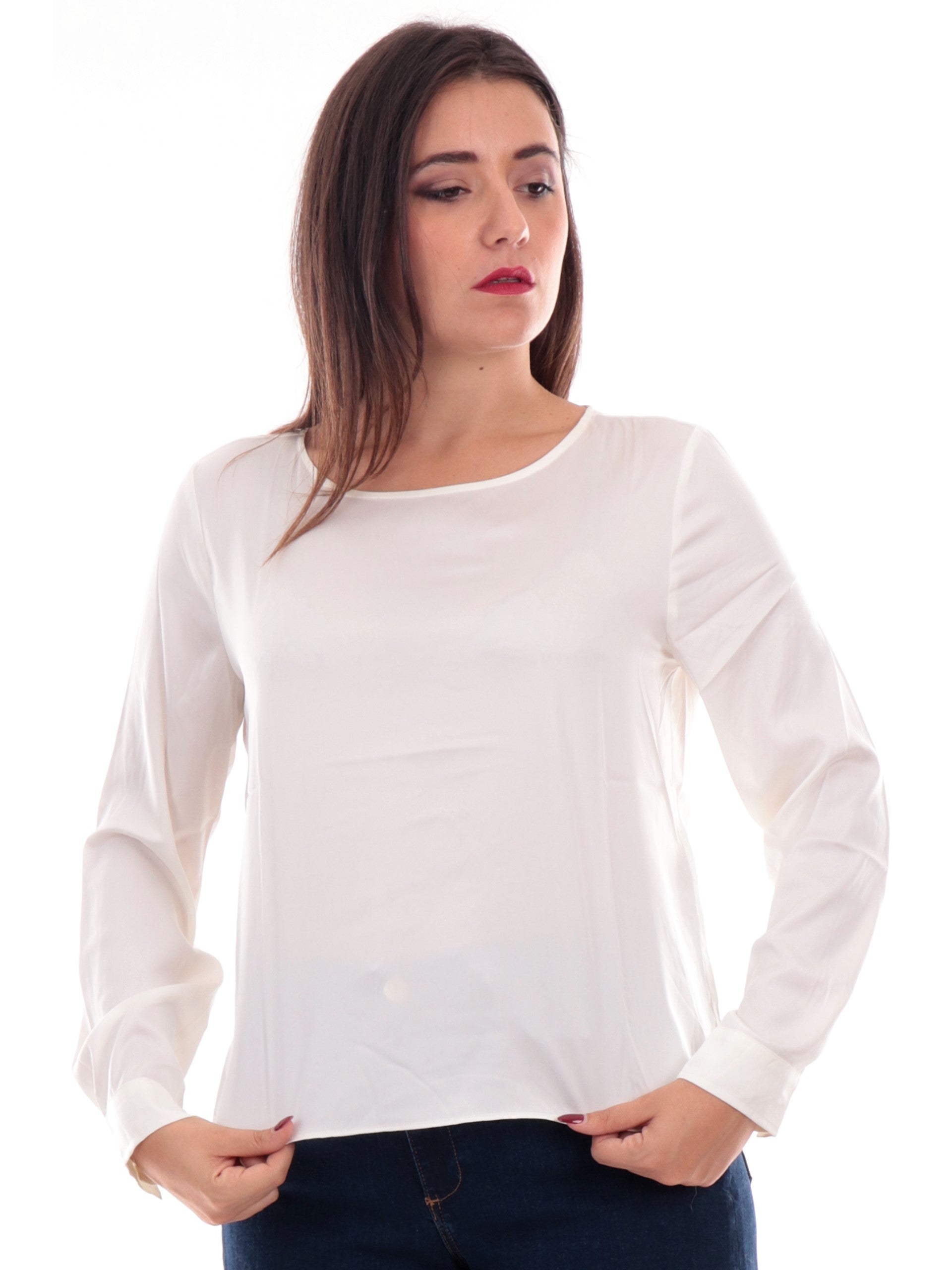 Blusa donna bianca best sale