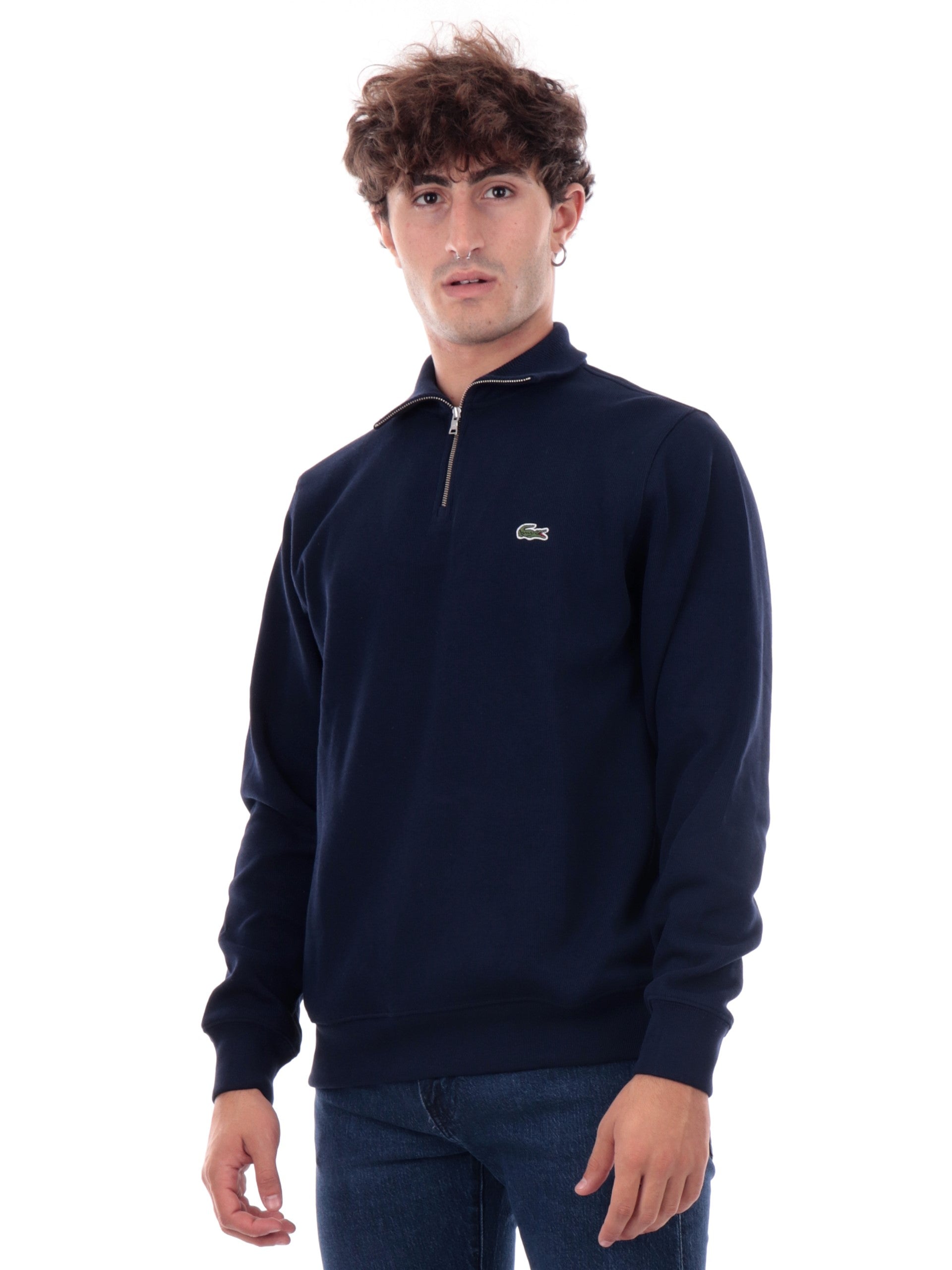 Blue lacoste sweater fashion